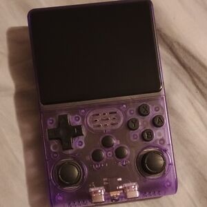 Purple Handheld Gaming Console
